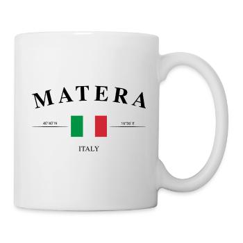 Matera Italy Coordinates Travel Souvenir - Mug - white - Right