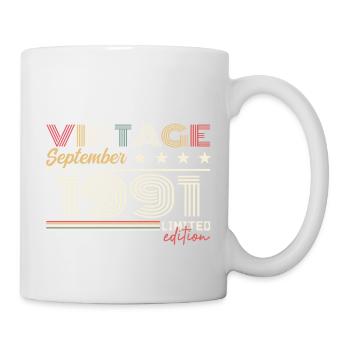 Jahrgang September 1991 September 1991 September - Tasse - Weiß - Rechts