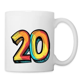 20 Number Comic - Mug - white - Right