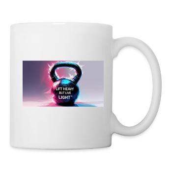 Kettelball avec slogan de motivation - Mug blanc - blanc - Droite