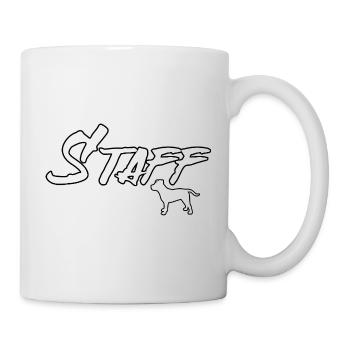 Staff Staffordshire Terrier Staffy Staffie - Tasse - Weiß - Rechts