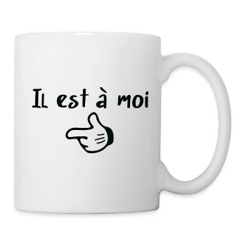 Funny Couple, She/He Is Mine - Mug - white - Right
