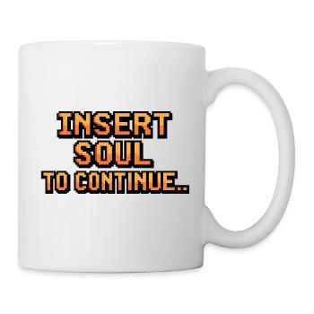 Pixelated Soul Continuation Design - Mug - white - Right
