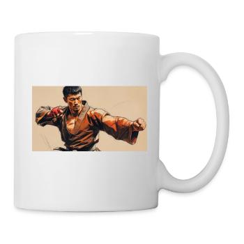Art Martial Artist Asian Style - Mug - white - Right