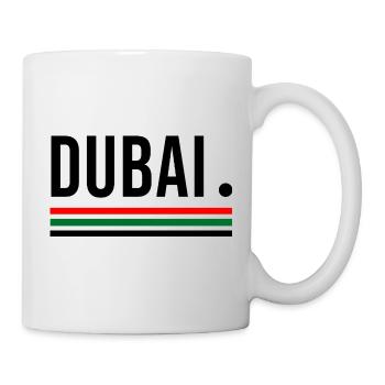 Dubaï – Chemise streetwear Skyline - Mug blanc - blanc - Droite