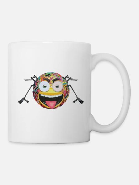 Triple Moji - Tasse - Weiß