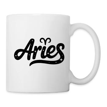 Aries - Zodiac Sign Design - Mug - white - Right