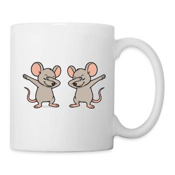 Mouse Dabbing-2 - Mug - white - Right