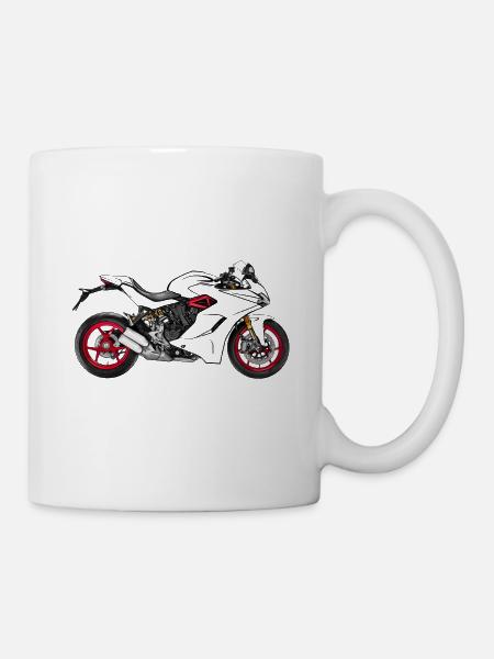 motorcycle - Mug - white