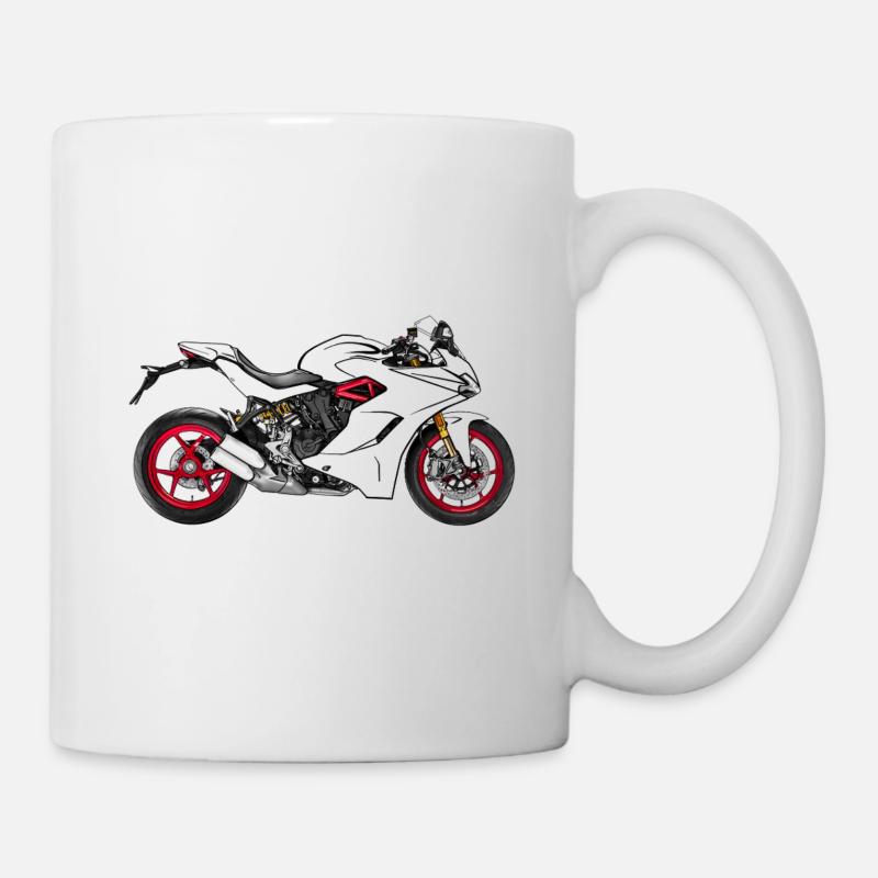 motorcycle - Mug - white