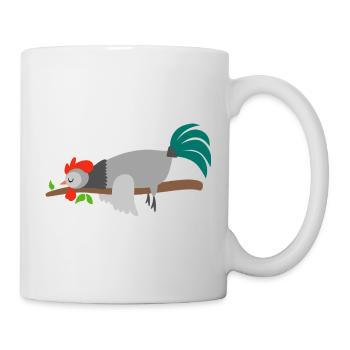 Rooster Chicken Rooster Chickens Roosters Pajamas Shirt - Mug - white - Right