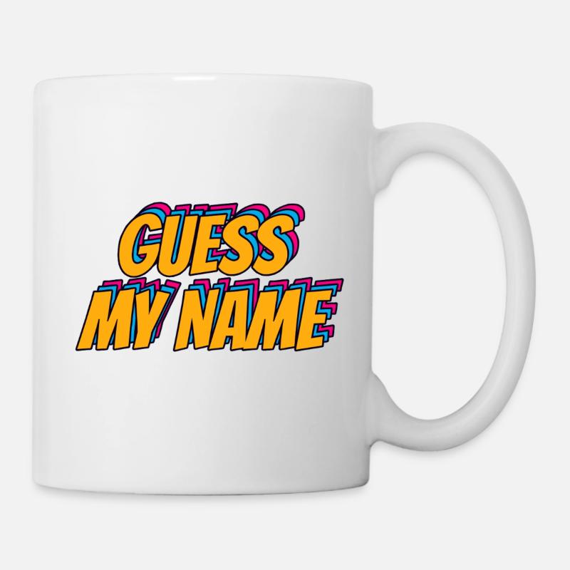 guess mi name - Mug - white