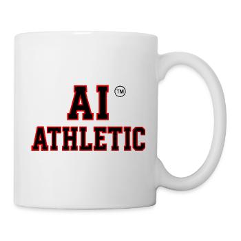 Sporty Letterprint Athletics T-shirt - Mug - white - Right