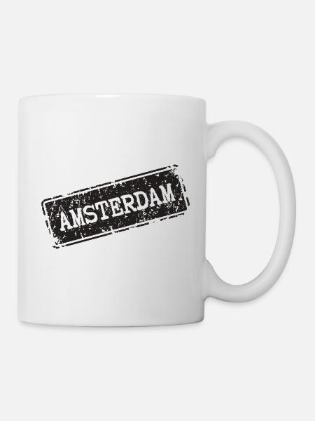 Amsterdam - Tasse - Weiß