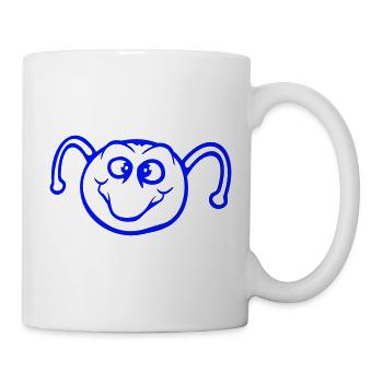 Caterpillar sweet sweet little smiles friendly happy - Mug - white - Right