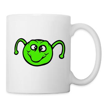 Caterpillar sweet sweet little smiles friendly happy - Mug - white - Right