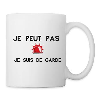 Feuerwehrmann - Tasse - Weiß - Rechts