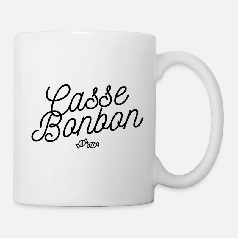 Candy Cracker Humor Feminine Lustige Phrase - Tasse - Weiß