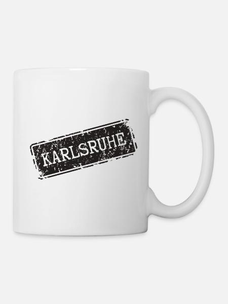 Karlsruhe - Tasse - Weiß