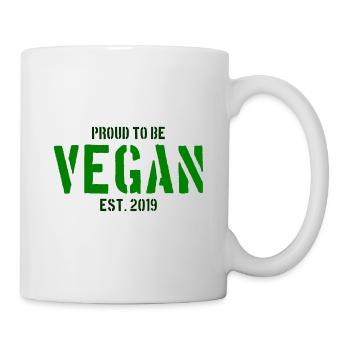 Végétalien - Veganerin - Veganer - Mug blanc - blanc - Droite