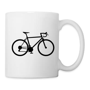 Bicycle Road Bike Cyclist Cyclist Bicycle - Mug - white - Right
