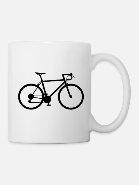 Fahrrad Rennrad Radfahrer Fahrradfahrer Rad - Tasse - Weiß