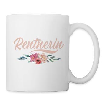 Rentnerin Oma Großmama Großmutter Rente - Tasse - Weiß - Rechts
