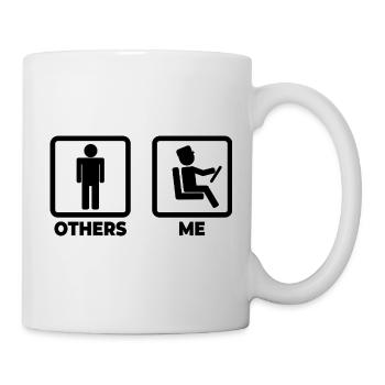 Busfahrer - Tasse - Weiß - Rechts