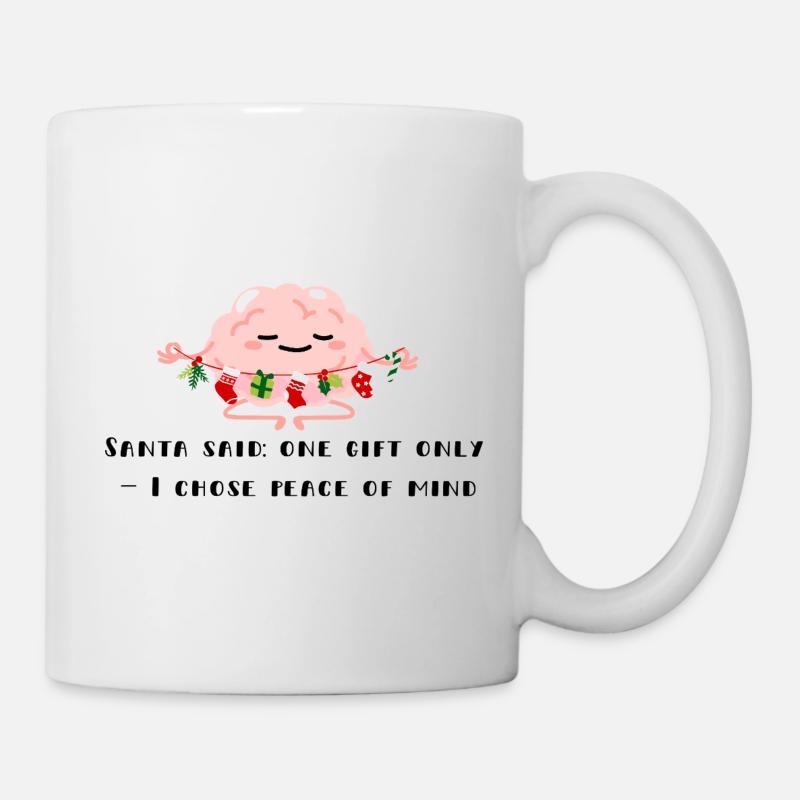 peace of mind - Mug blanc - blanc