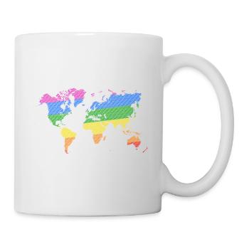 Le monde de la fierté - Mug blanc - blanc - Droite