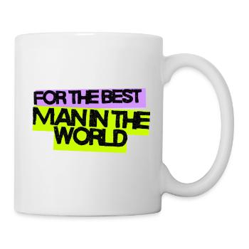 For the best man in the world - Mug - white - Right