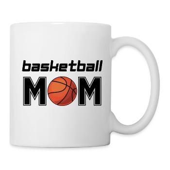 Basketball-Mom - Tasse - Weiß - Rechts