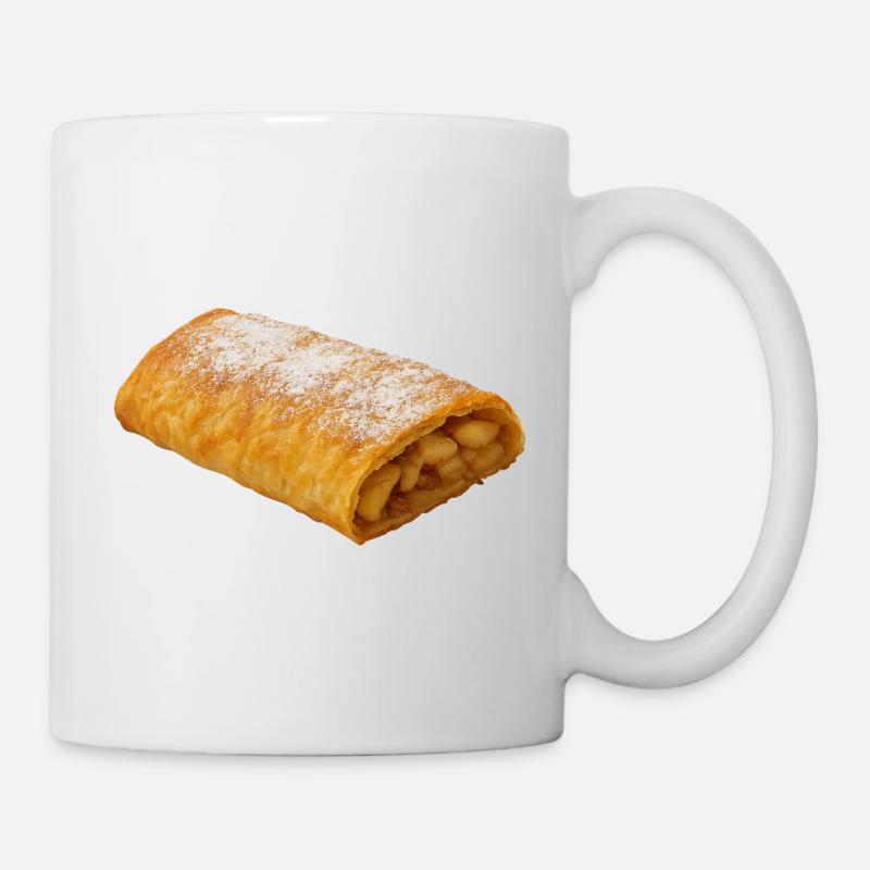 Strudel aux pommes - Mug blanc - blanc