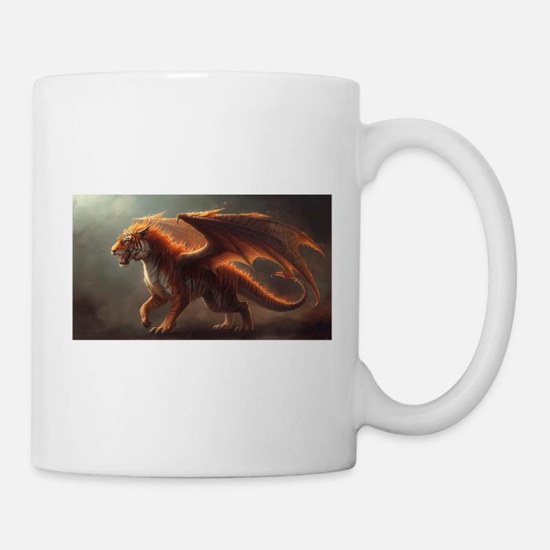 Dragontiger 1 - Mug blanc - blanc