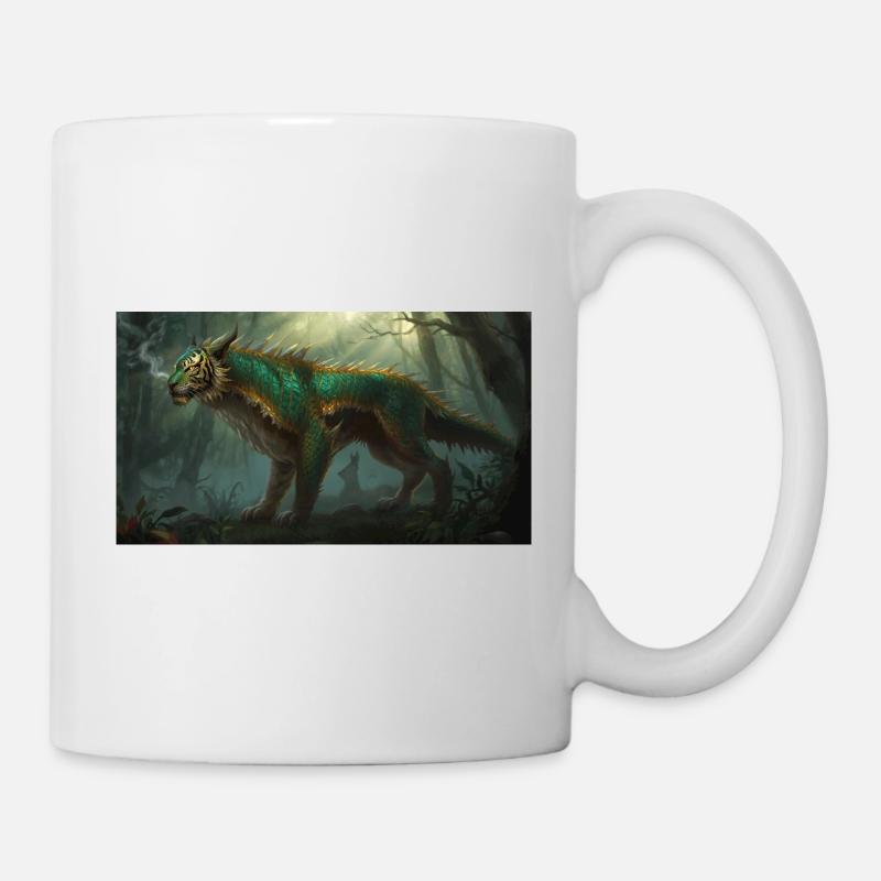 Drachentiger 2 - Tasse - Weiß