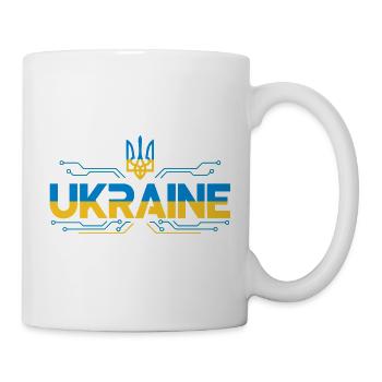 Écusson du circuit Ukraine - Mug blanc - blanc - Droite