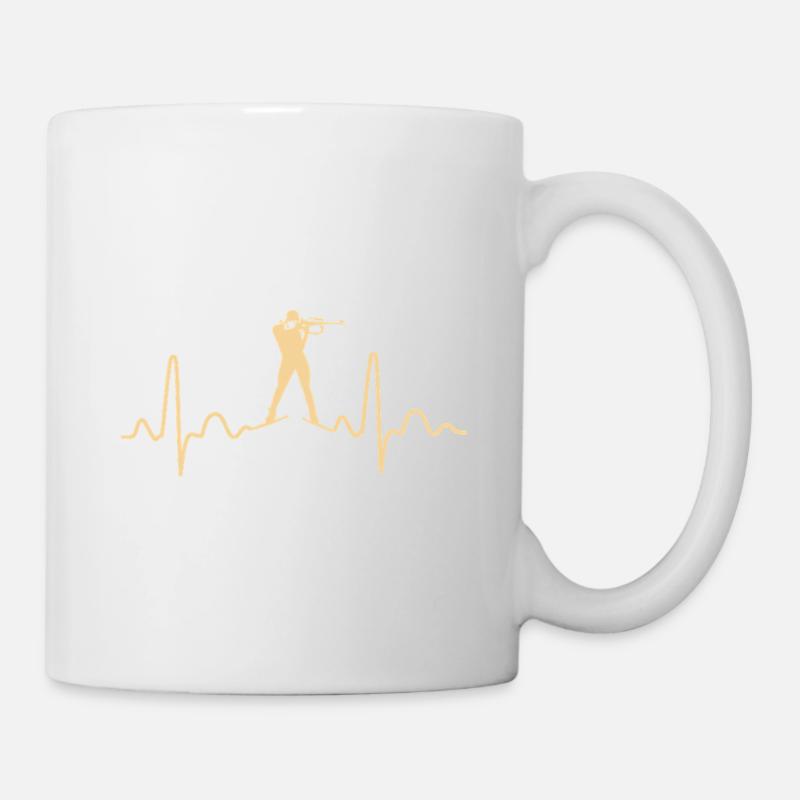 Biathlon Biathlet - Tasse - Weiß
