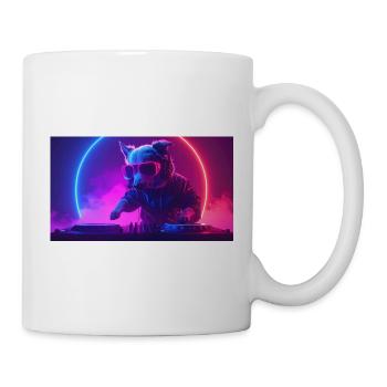 DJ Dog - Mug - white - Right