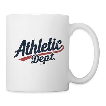 Vintage College Athletic Dept. T-Shirt - Tasse - Weiß - Rechts