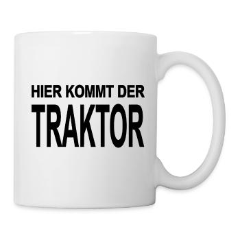 Traktor - Tasse - Weiß - Rechts