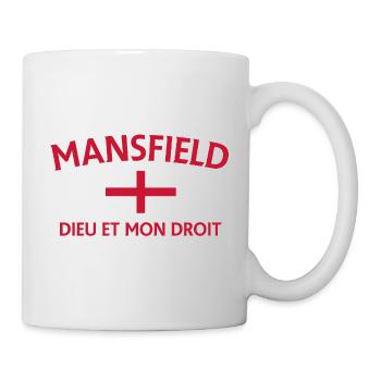 Mansfield English Flag The Right of God - Mug - white - Right