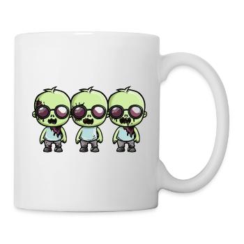 Zombies Halloween - Mug blanc - blanc - Droite