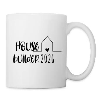 Housebuilder 2026 Gift Dream Home - Tasse - Weiß - Rechts