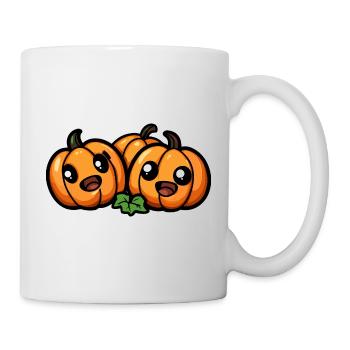 Pumpkin Halloween Cute Comic - Mug - white - Right