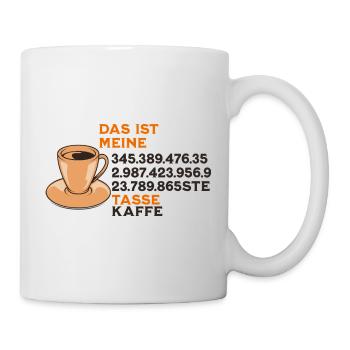 Kaffeetasse Lustig - Tasse - Weiß - Rechts