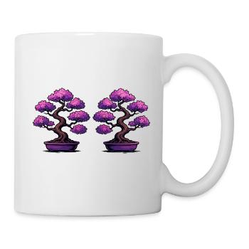 Bonsaï Sakura Double - Mug blanc - blanc - Droite