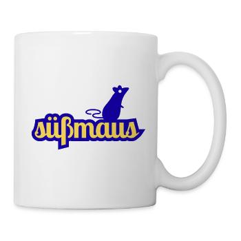 Süßmaus Silhouette Schrift - Tasse - Weiß - Rechts