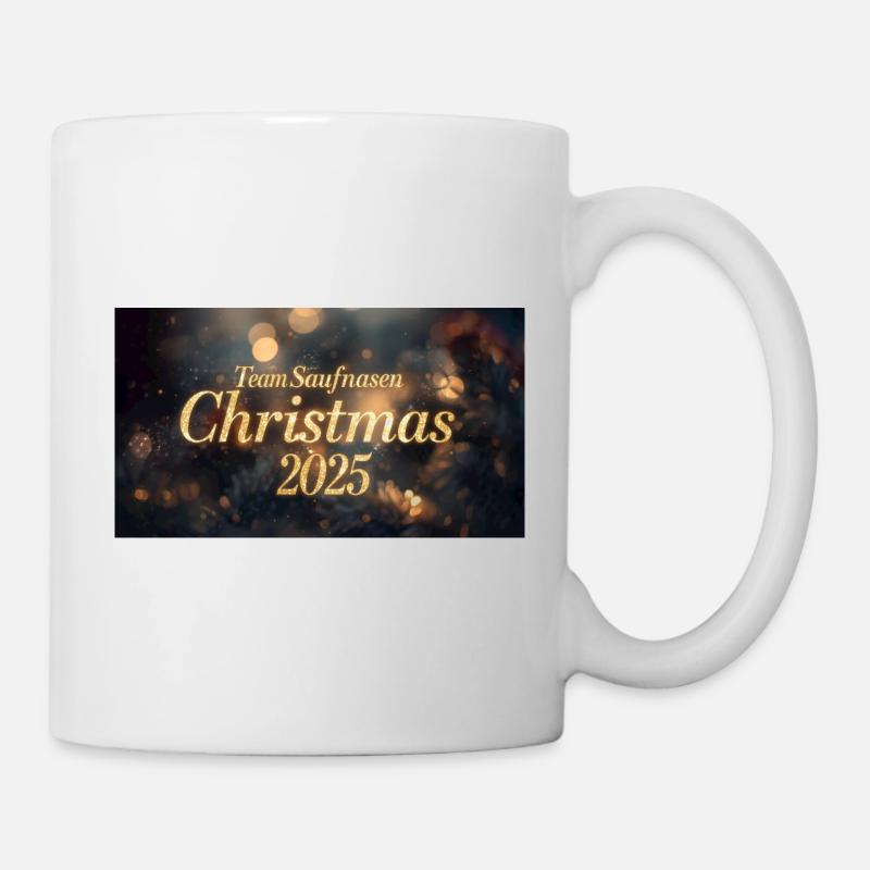L’équipe Saufnasen Noël 2025 - Mug blanc - blanc