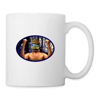 Waldgeist Maskenkrieger - Tasse - Weiß - Rechts