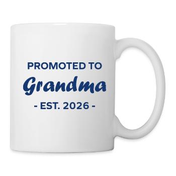 Promoted to Grandma - Est. 2026 - Mug - white - Right